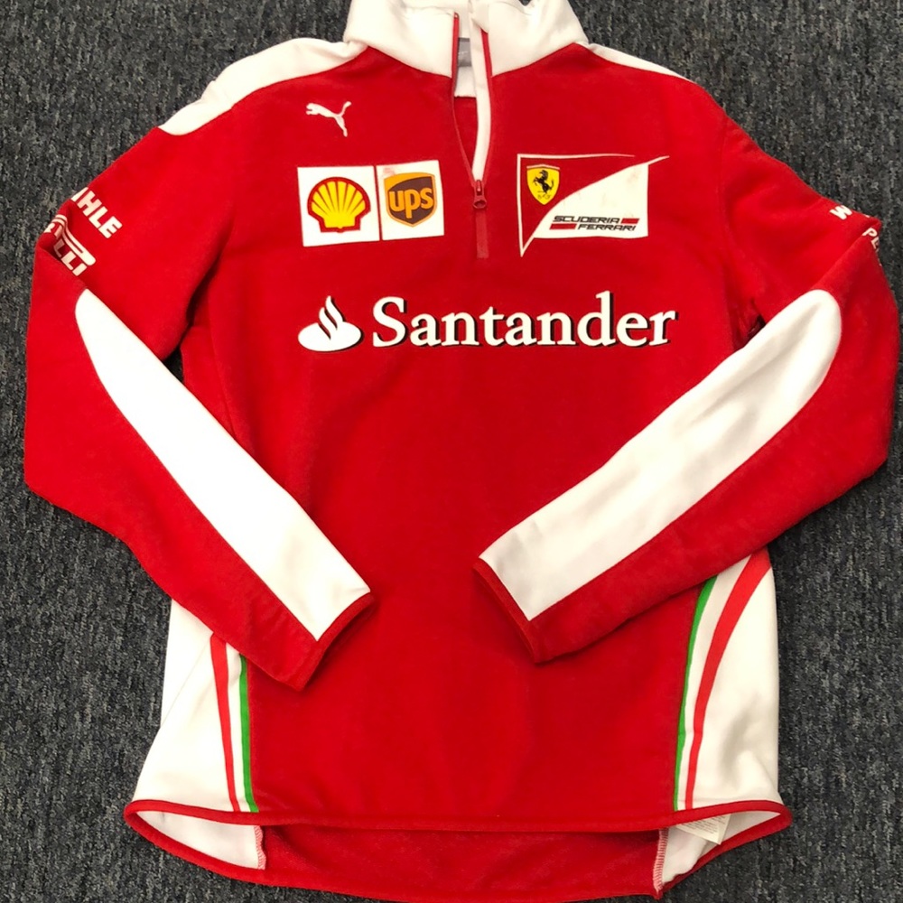 Puma Santander, Scuderia Farrari long sleeved shirt, Size Small